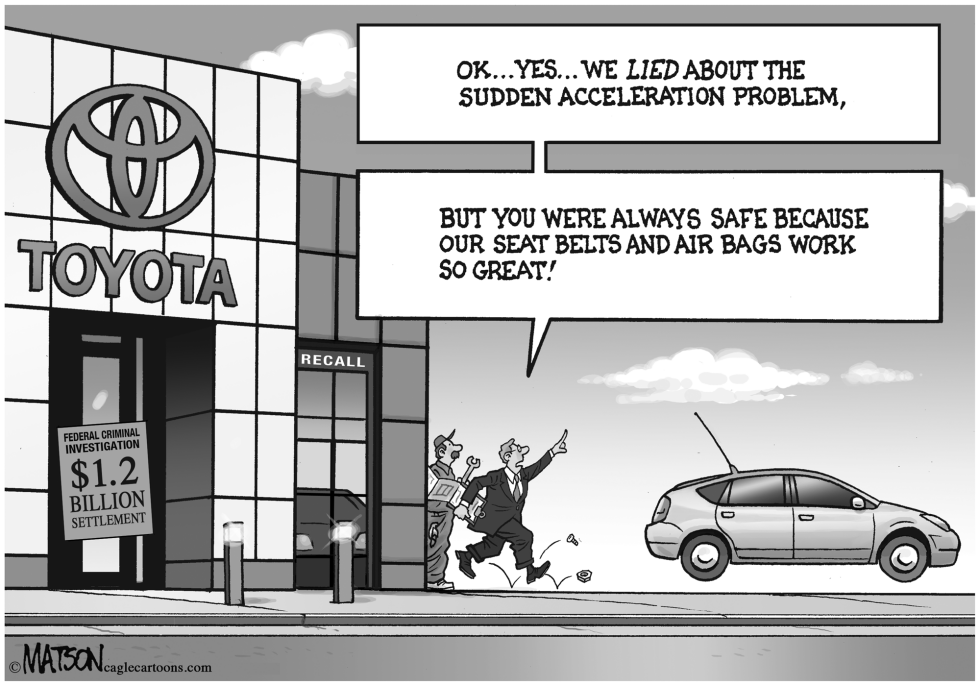  SUDDEN ACCELERATION OF TOYOTA TRUTH TELLING by RJ Matson