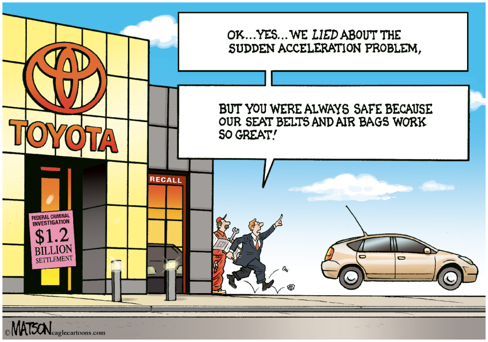 Sudden Acceleration of Toyota Truth Telling-COLOR