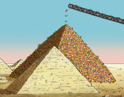 THE HUMAN TOLL IN EGYPT by Marian Kamensky