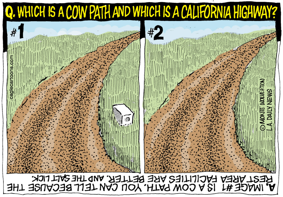 LOCAL-CA Bad Roads in California