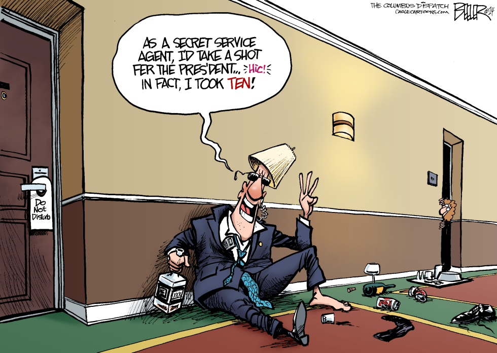 Secret Service Partier COLOR