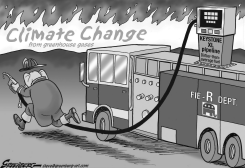 KEYSTONE FIREMAN BW by Steve Greenberg