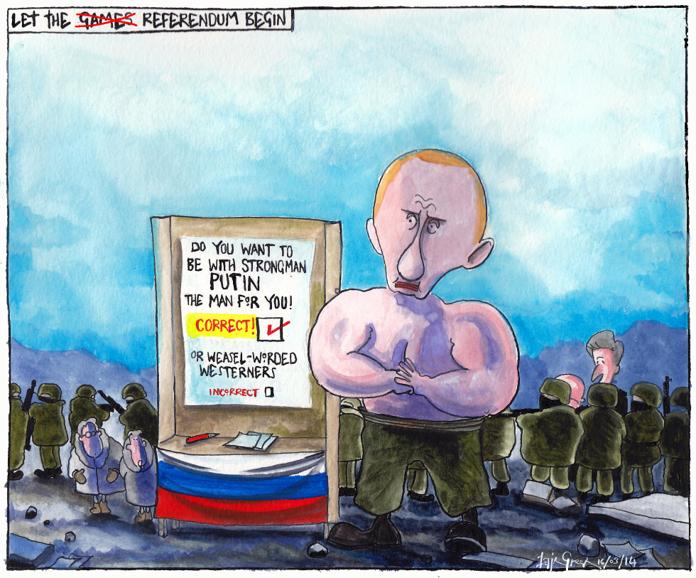 PUTINS DEMOCRATIC CRIMEAN REFERENDUM