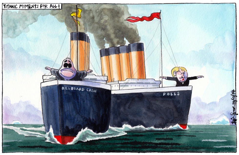 SCOTTISH LABOUR AND SNP TITANICS