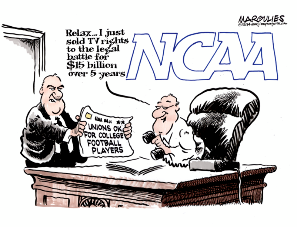 College Football players can form unions color