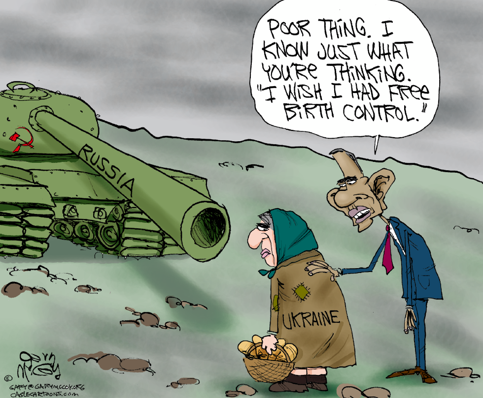 Obama  Ukraine's Pain COLOR