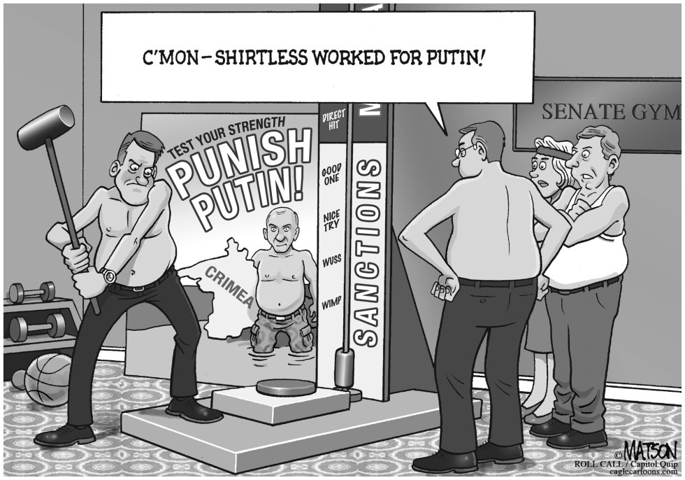 Senators Vie to Punish Putin