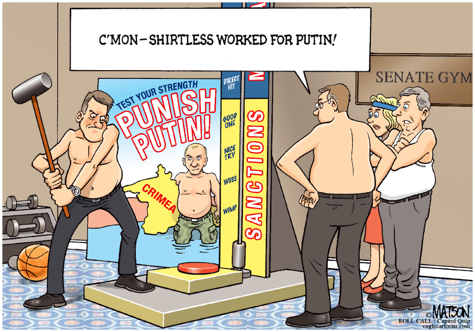 Senators Vie to Punish Putin-COLOR