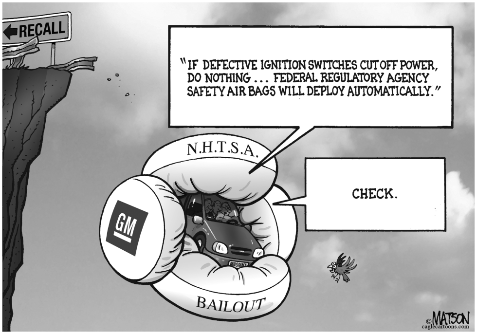  NHTSA AIRBAGS PROTECTED GM MANAGEMENT by RJ Matson