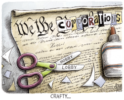 HOBBY LOBBY  by Adam Zyglis