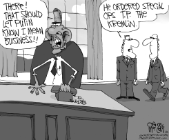 OBAMA ACTS TOUGH by Gary McCoy