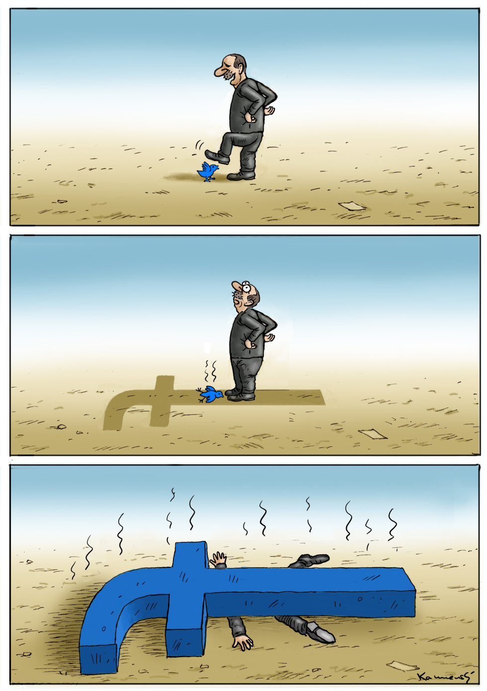 Erdogans Facebook Shadow