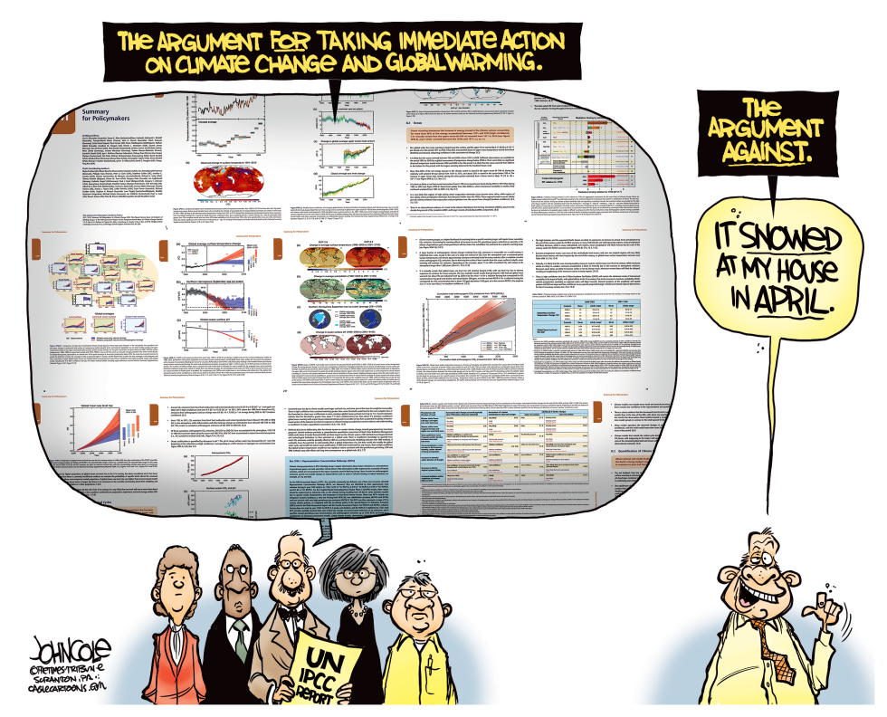 Climate change arguments COLOR