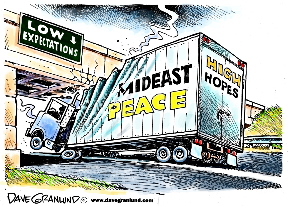  MIDEAST PEACE HOPES by Dave Granlund