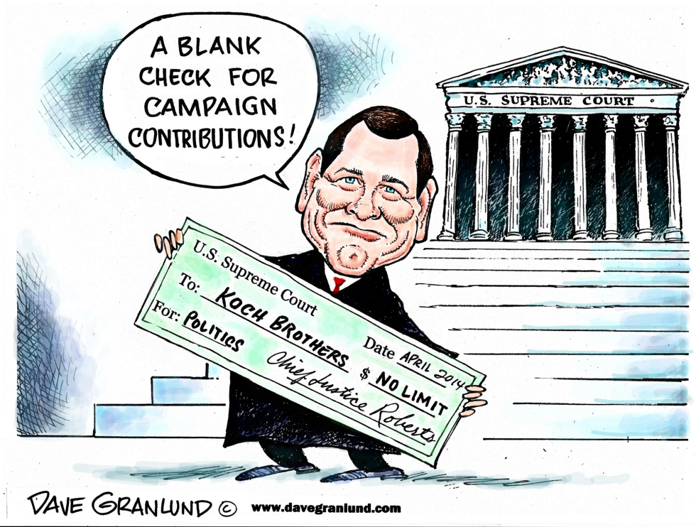 Unlimited Campaign contributions