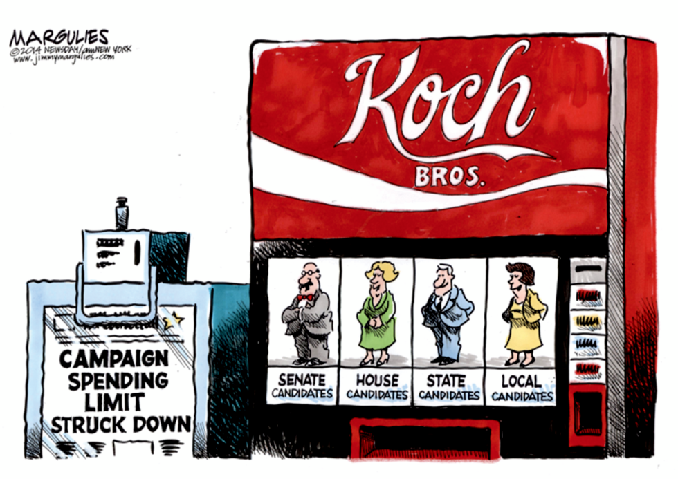 Campaign Spending Limit struck down color
