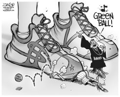 SCOTUS FREE SPEECH BW by John Cole
