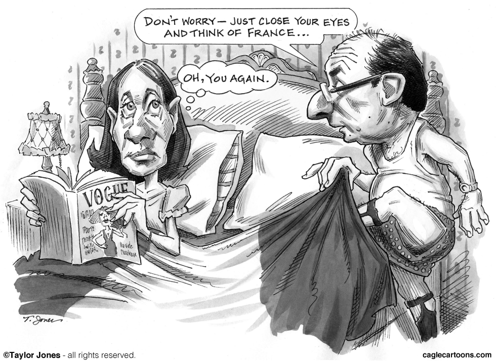  SEGOLENE ROYAL AND FRANCOIS HOLLANDE by Taylor Jones