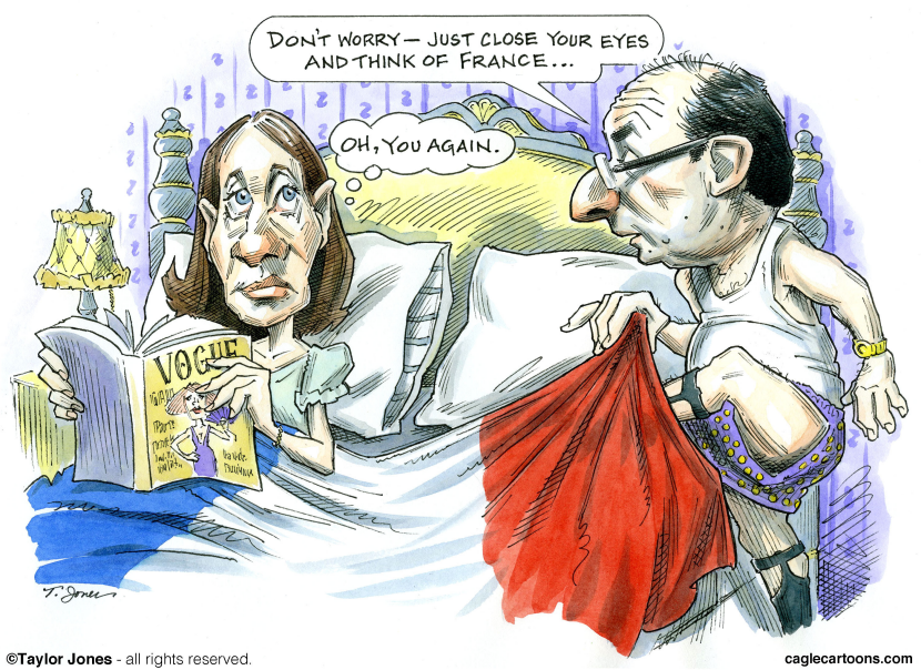 Segolene Royal and Francois Hollande - COLOR