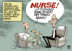 DAVID LETTERMAN RETIRES,  by Randy Bish