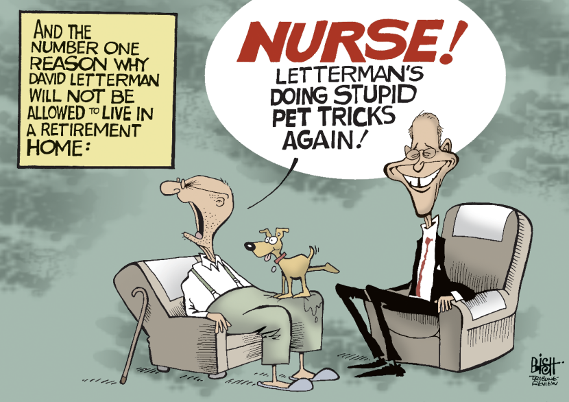 DAVID LETTERMAN RETIRES, COLOR