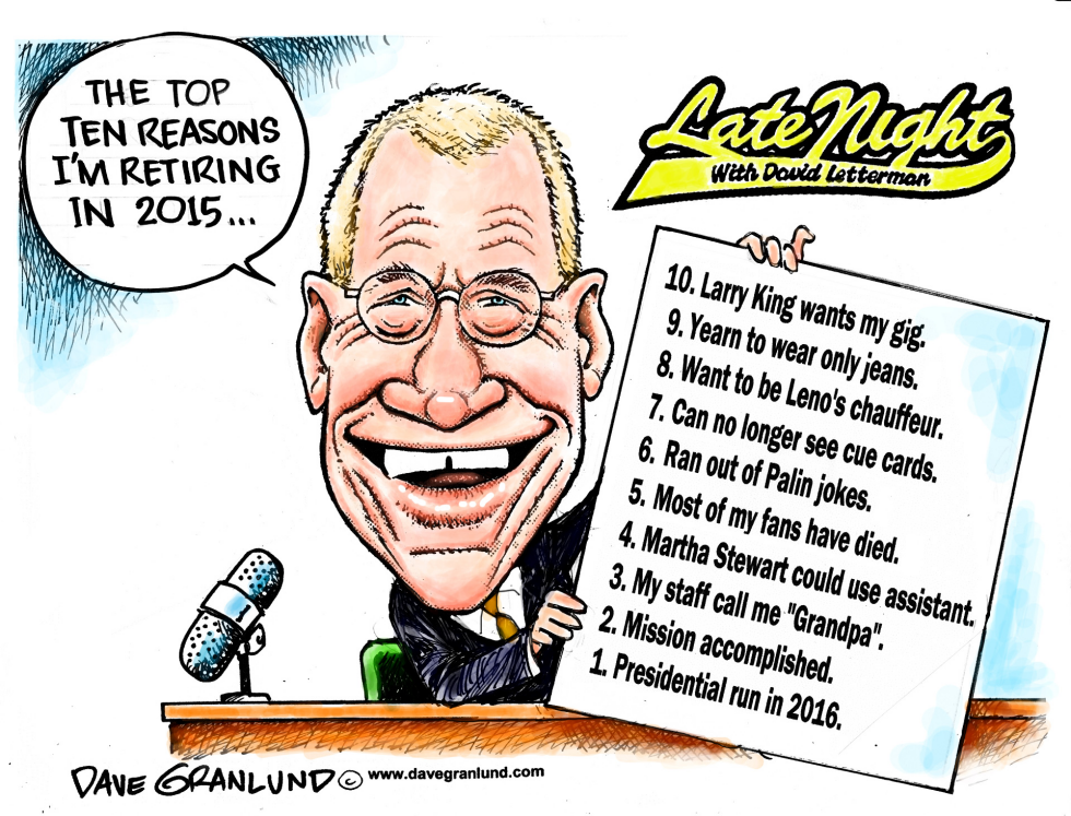 David Letterman retiring
