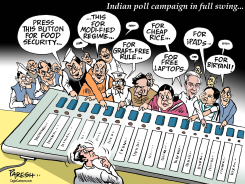 INDIAN POLL CAMPAIGN  by Paresh Nath