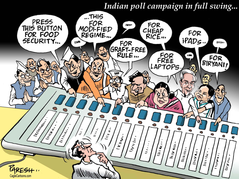  INDIAN POLL CAMPAIGN by Paresh Nath