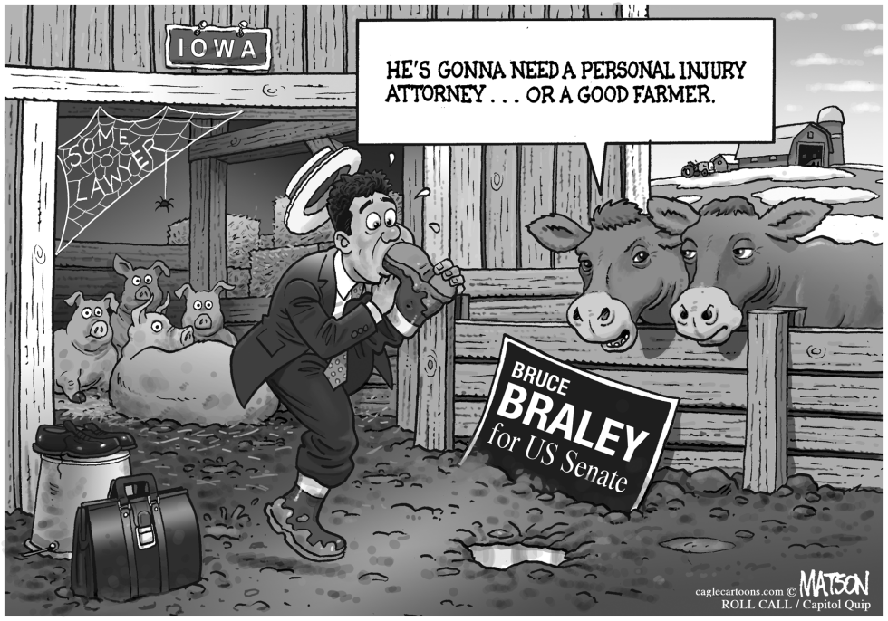 Local IA Lawyer/Congressman Bruce Braley Sticks Foot In His Mouth