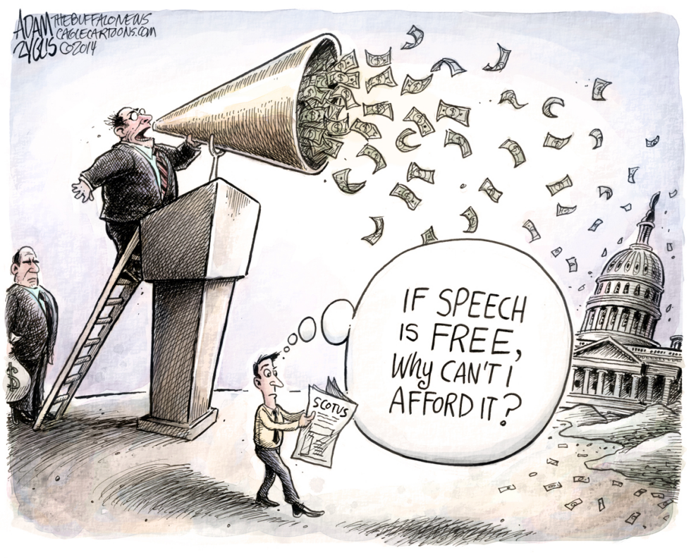  FREE SPEECH by Adam Zyglis