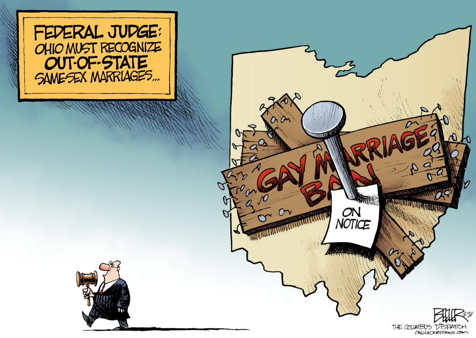  LOCAL OH - GAY MARRIAGE BAN by Nate Beeler