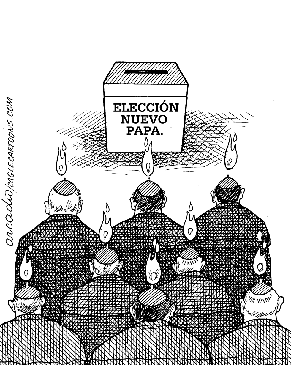Iluminados para elección papal
