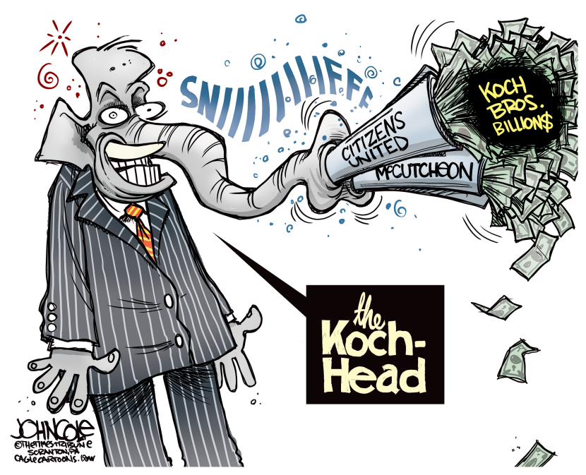 The Koch-head COLOR