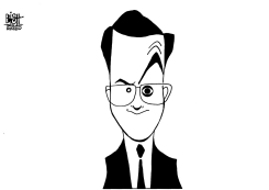 STEPHEN COLBERT, B/W by Randy Bish