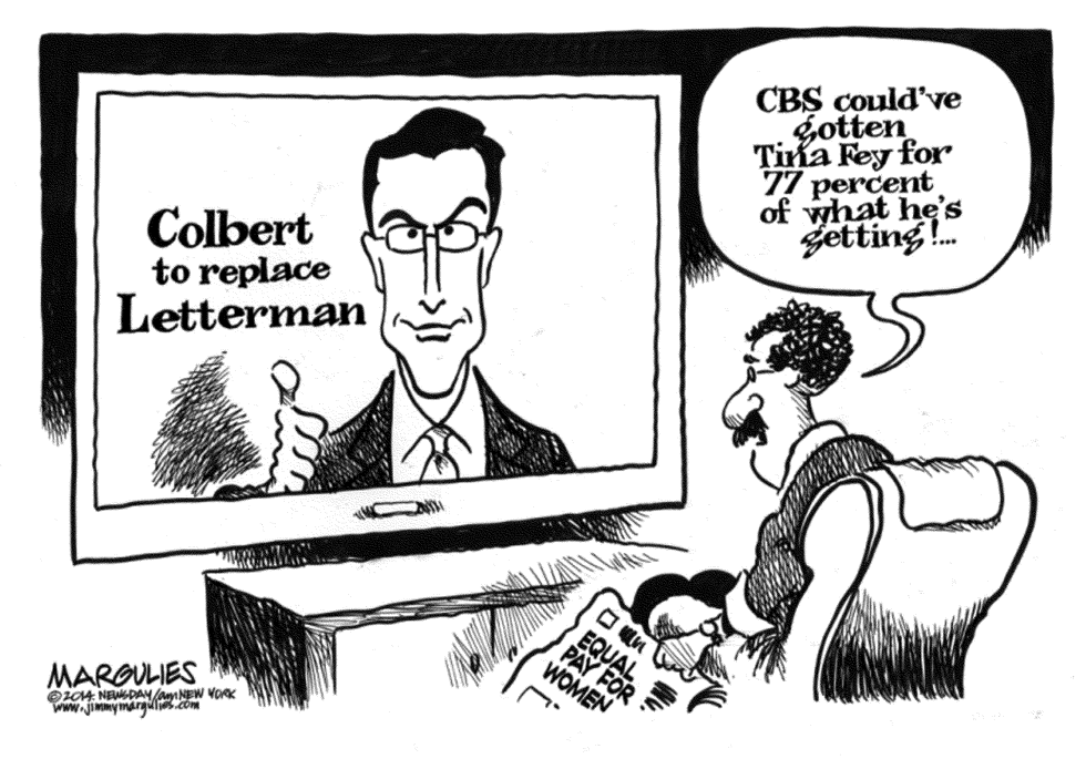 Colbert replaces Letterman