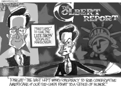 STEPHEN COLBERT by Pat Bagley