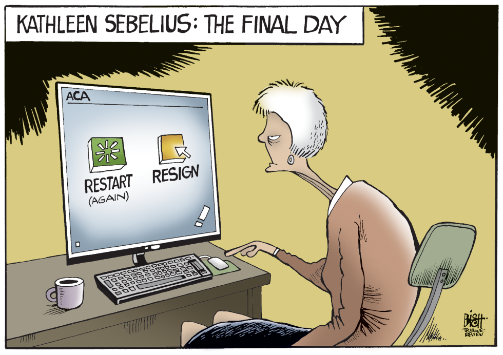 SEBELIUS RESIGNS, COLOR