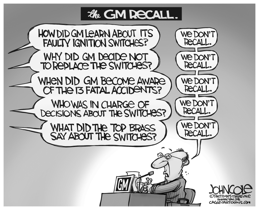 GM Recall BW