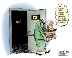 SEBELIUS RESIGNS  by John Cole
