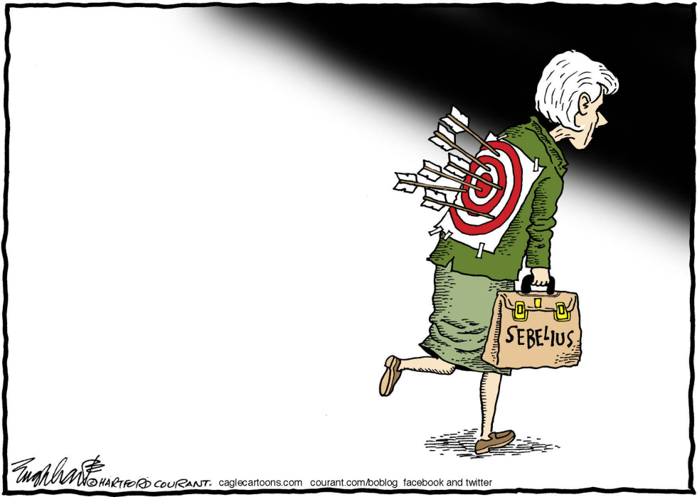  KATHLEEN SEBELIUS  by Bob Englehart