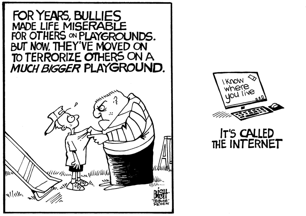 NEW PLAYGROUND FOR BULLIES, B/W