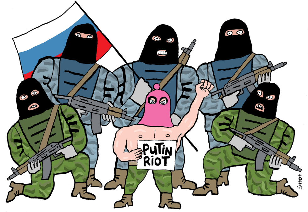Putin riot