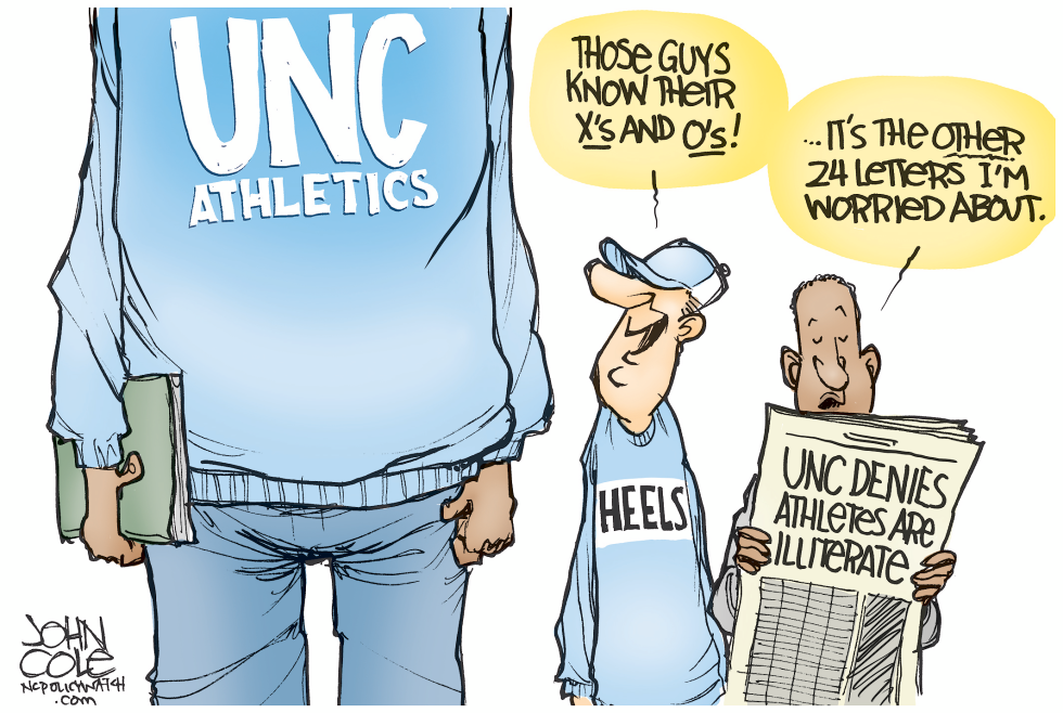 LOCAL NC -- UNC athletic scandal COLOR