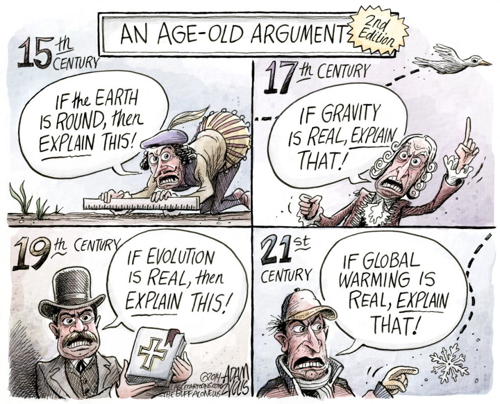  SCIENCE SKEPTICS by Adam Zyglis