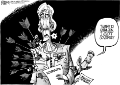 SEBELIUS RESIGNS by Nate Beeler