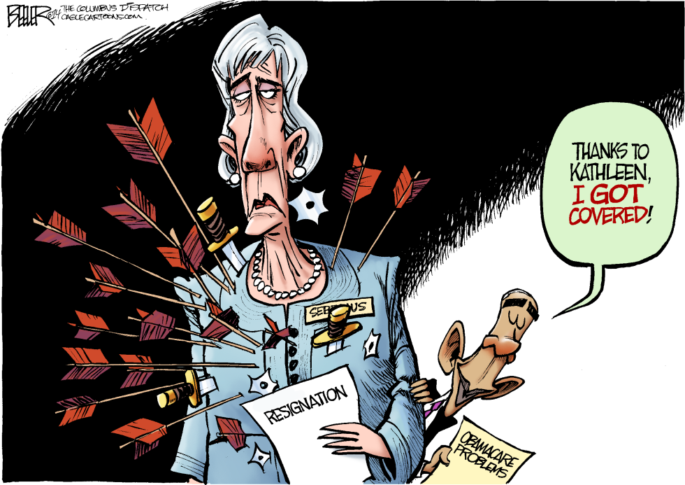 Sebelius Resigns COLOR
