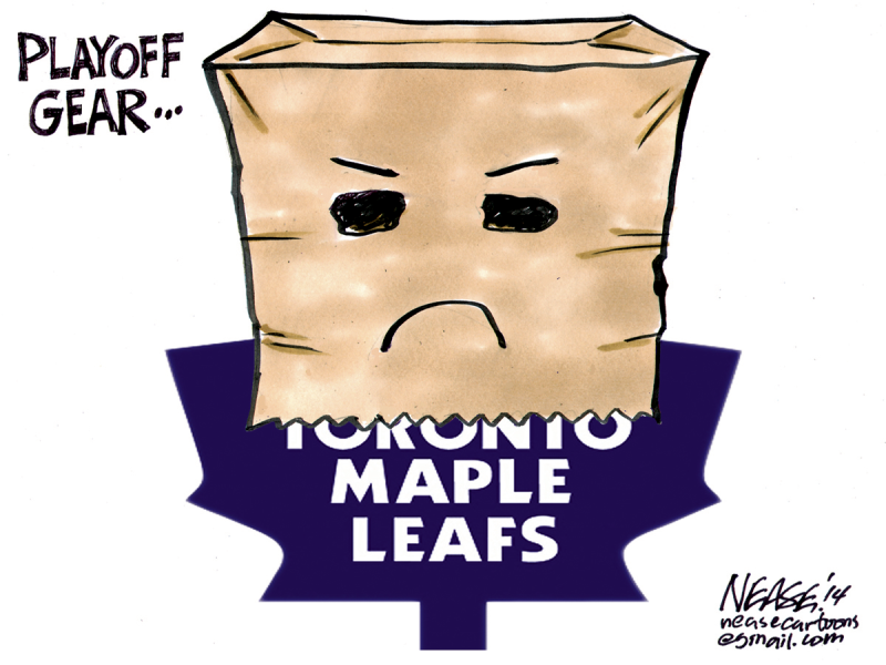 Leafs Bag © Steve Nease,Freelance,maple leafs