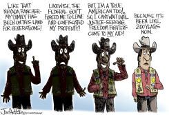 NEVADA RANCHER by Joe Heller