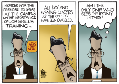 OBAMA EDUCATION SPEECH,  by Randy Bish