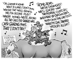 BUNDY THE SINGING COWBOY BW by John Cole